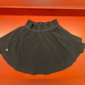 Black Lululemon Skirt, With Built-in Shorts, Sz 2